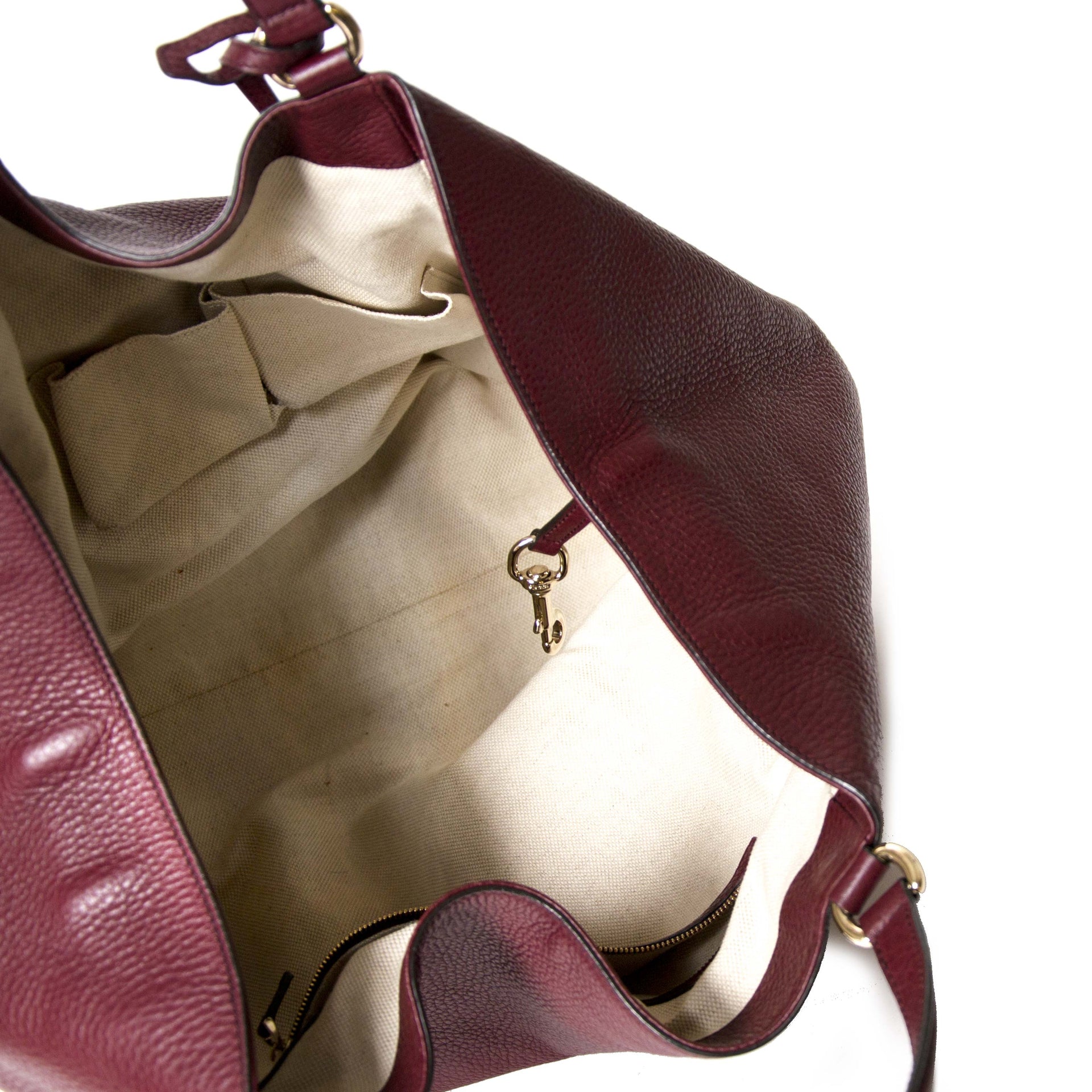 gucci burgundy soho shopper now for sale at labellov vintage fashion webshop belgium