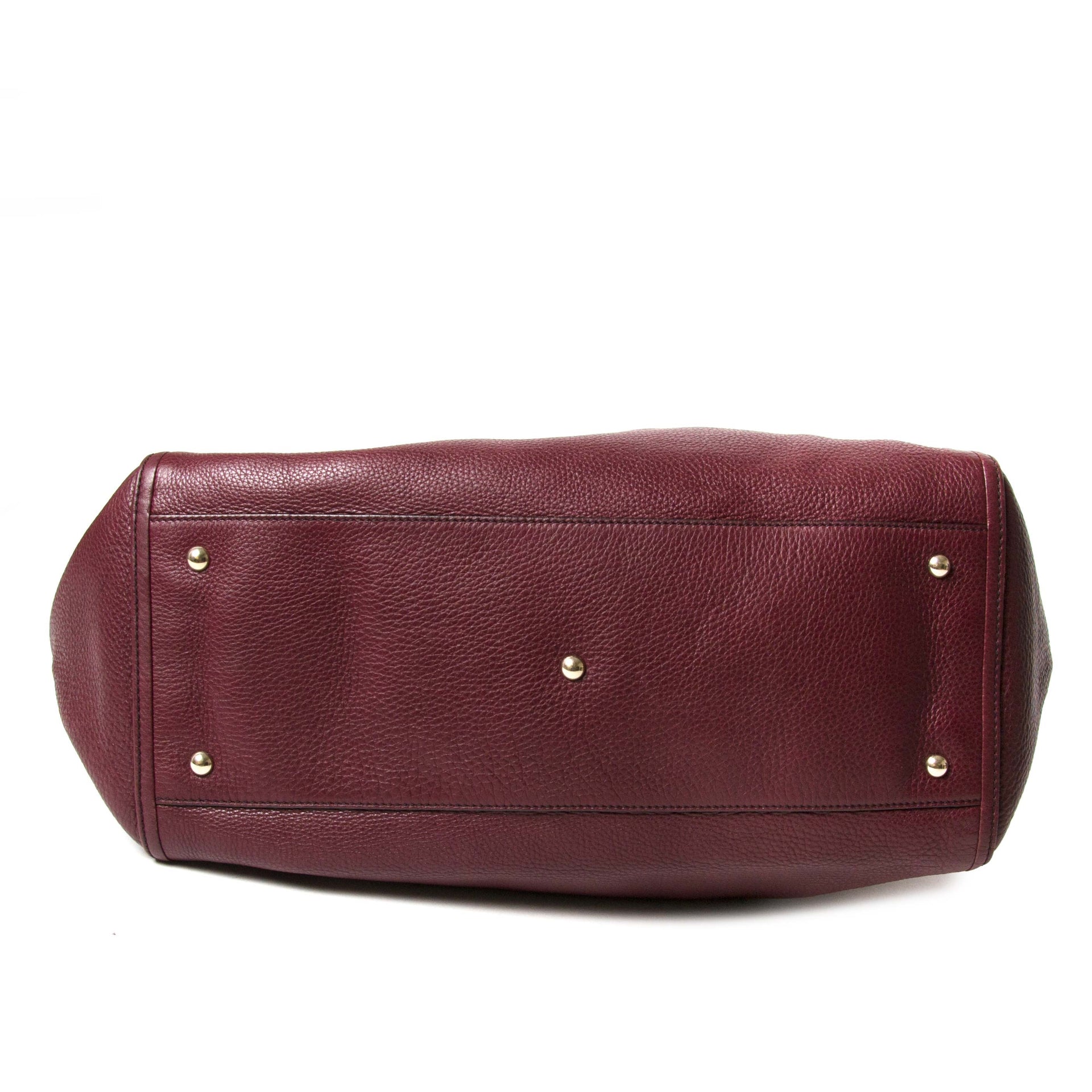 gucci burgundy soho shopper now for sale at labellov vintage fashion webshop belgium