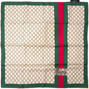 Acheter un Gucci Red Green Monogram Scarf en ligne chez Labellov.com.