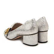 seconde main Gucci Galassia Mid-Heel Silver Pump en vendre chez labellov anvers au meilleur prix