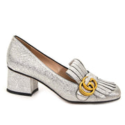 Tweedehands Gucci Galassia Mid-Heel Silver Pump nu te koop bij labellov antwerpen voor de beste prijs