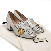 second hand Gucci Galassia Mid-Heel Silver Pump now for sale at labellov antwerp for the best price