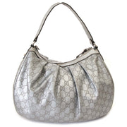 Gucci Guccissima Medium Sukey Hobo Silver bag now for sale at labellov vintage fashion webshop belgium