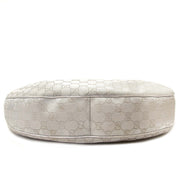 gucci monogram silver half moon hobo bag now for sale at labellov vintage fashion webshop belgium