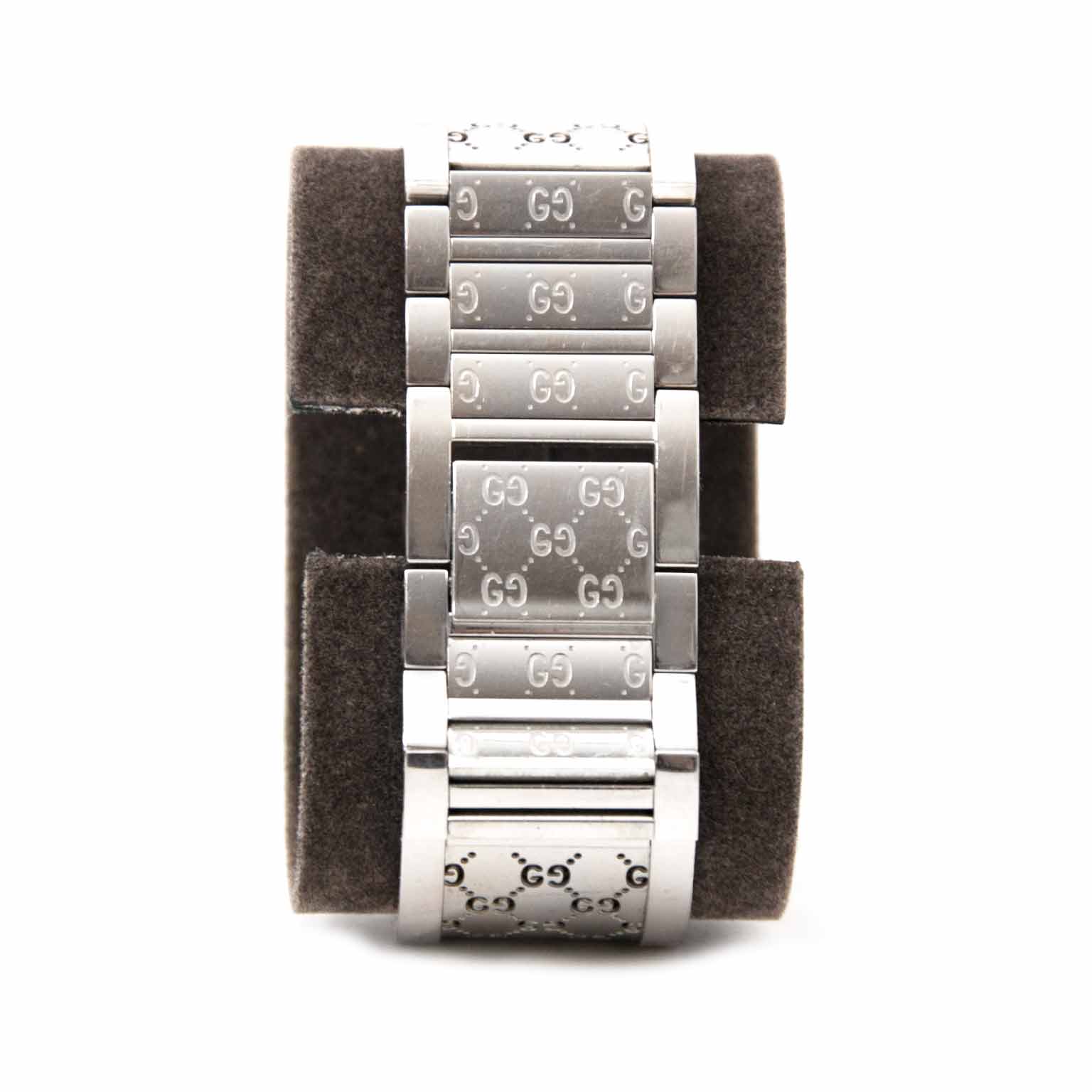 Gucci Twirl Bangle Brown Dial Watch