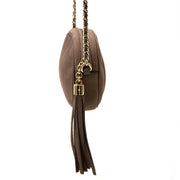 acheter en ligne pour le meilleur prix Gucci Taupe Nubuck Mini Soho Chain Bag