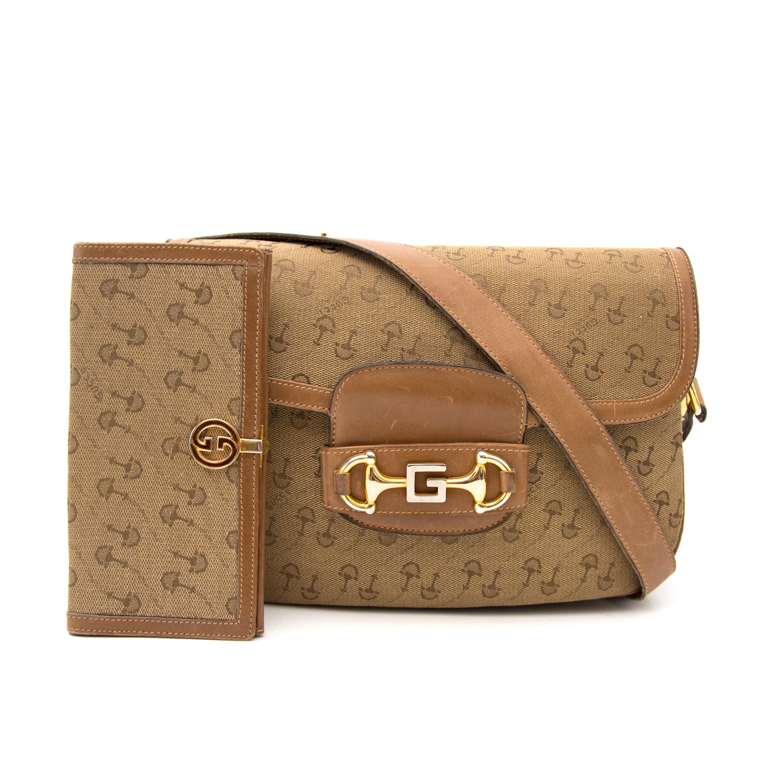 Gucci Vintage Camel Box Bag