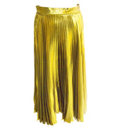 gucci gold pleated skirt now for sale at labellov vintage fashion webshop belgium