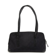 Authentic secondhand Gucci Black GG Monogram Canvas Shoulder Bag juiste prijs veilig online shoppen luxe merken webshop winkelen Antwerpen België mode fashion