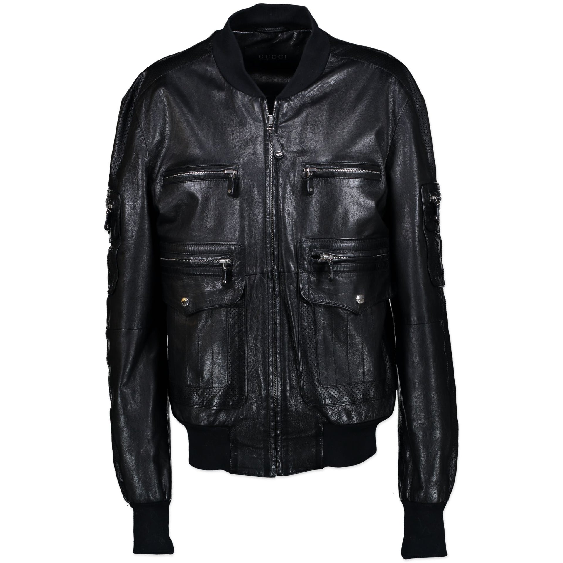 Buy authentic Gucci Leather Jacket at the right price at Labellov designer vintage.