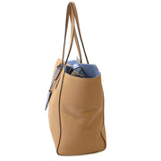 Gucci Swing Two Tone Beige and Blue Shopper Bag