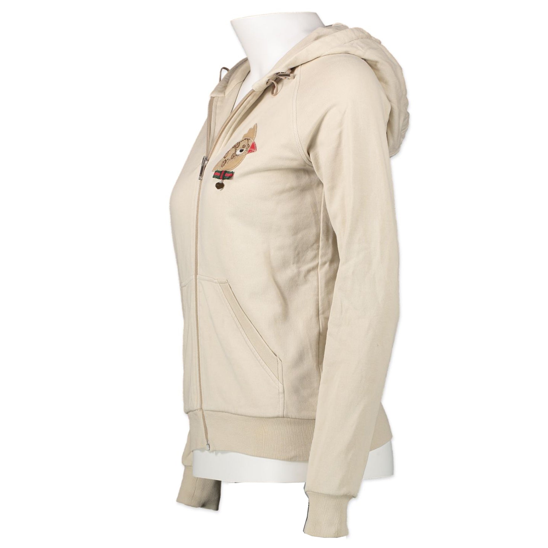 Authentieke Tweedehands Gucci Beige Bird Sweater - Size S juiste prijs veilig online shoppen luxe merken webshop winkelen Antwerpen België mode fashion