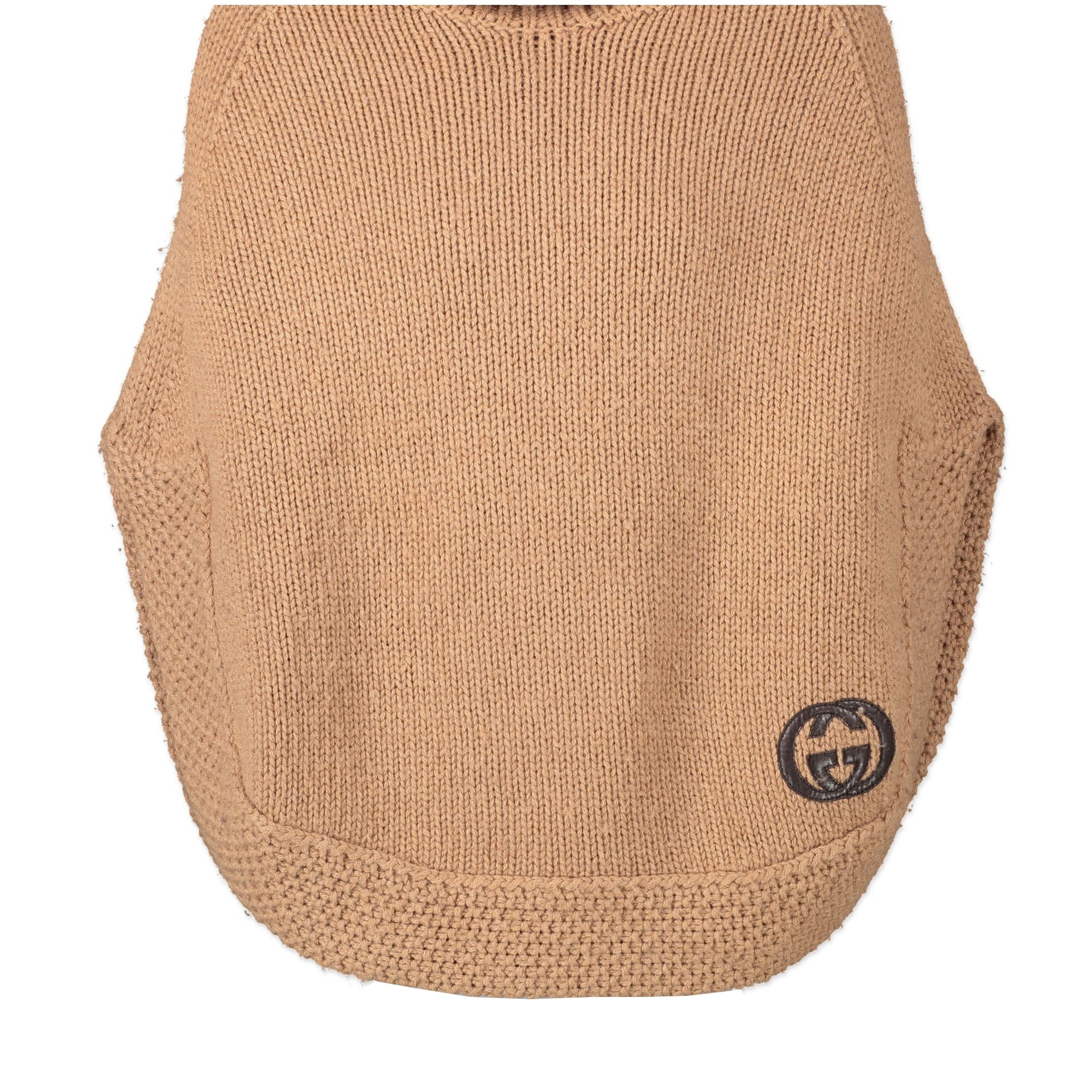 Gucci Camel Hair Turtleneck Poncho - Size XS te koop bij Labellov aan de beste prijs