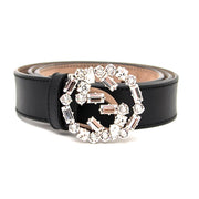 koop veilig online aan de beste prijs Gucci black leather belt webshop labellov.com
