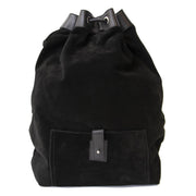 Gucci Black Suede Backpack. Buy authentic secondhand Gucci items online. Black Backpack, luxury Trend.