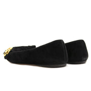 Authentic second hand vintage Gucci Marmont Suede Ballet Flats - size 39,5 online webshop LabelLOV