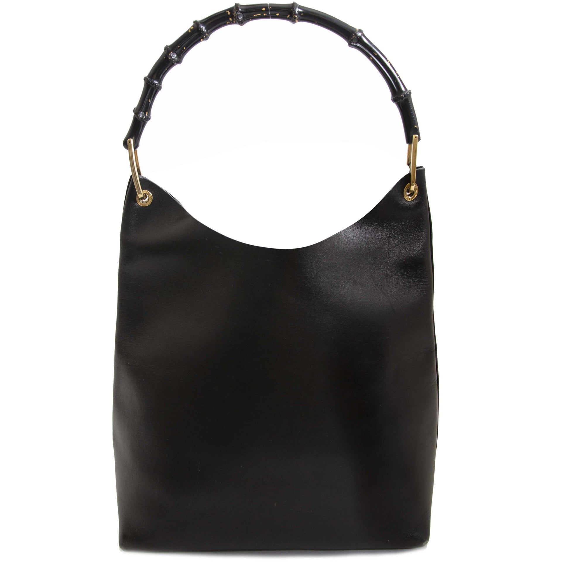 Authentieke tweedehands Gucci Bamboo Top Handle Bag koop online webshop LabelLOV