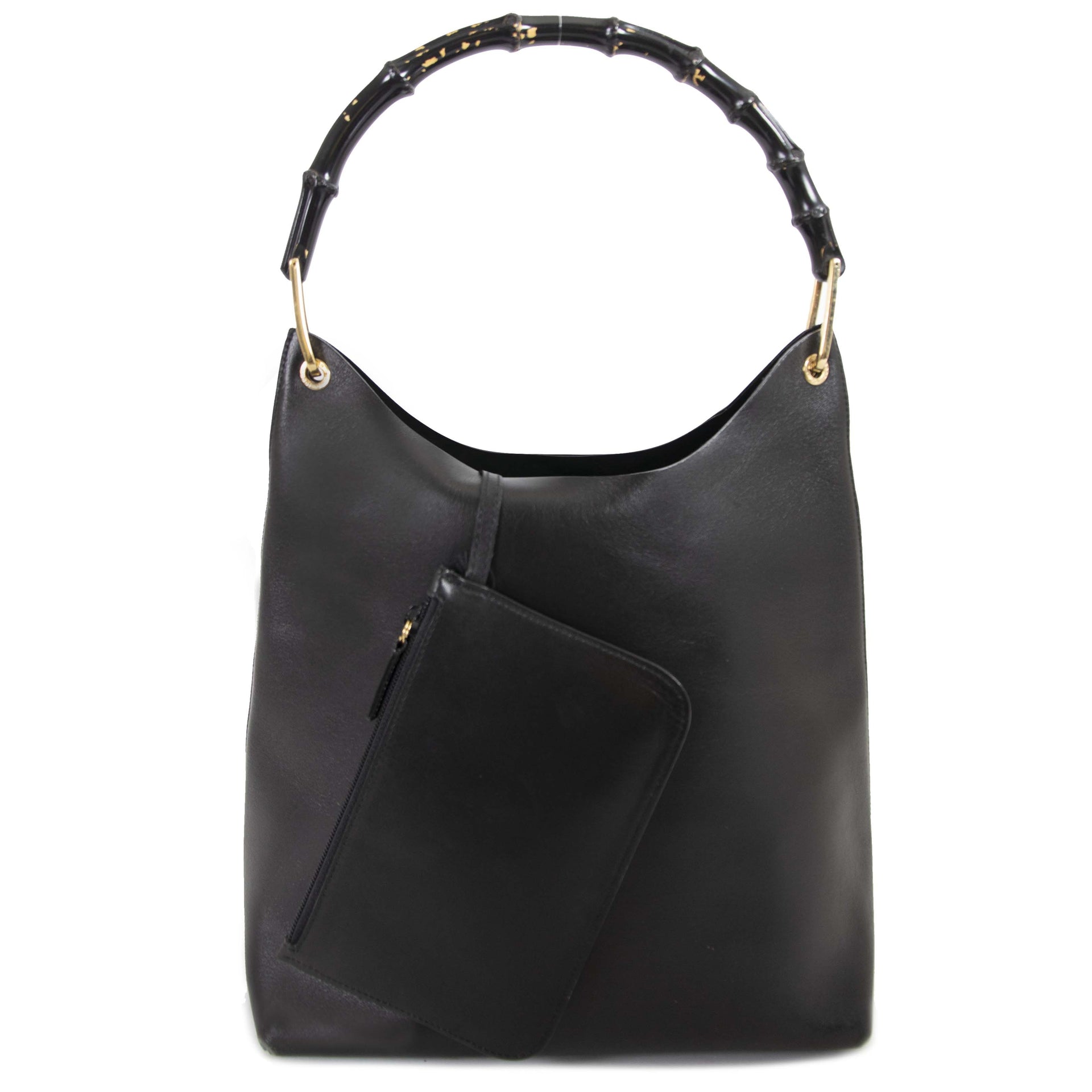 Authentic secondhand Gucci Bamboo Top Handle Bag buy online webshop LabelLOV
