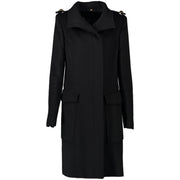 Gucci Black Wool Coat - Size 40 kopen en verkopen aan de beste prijs bij Labellov