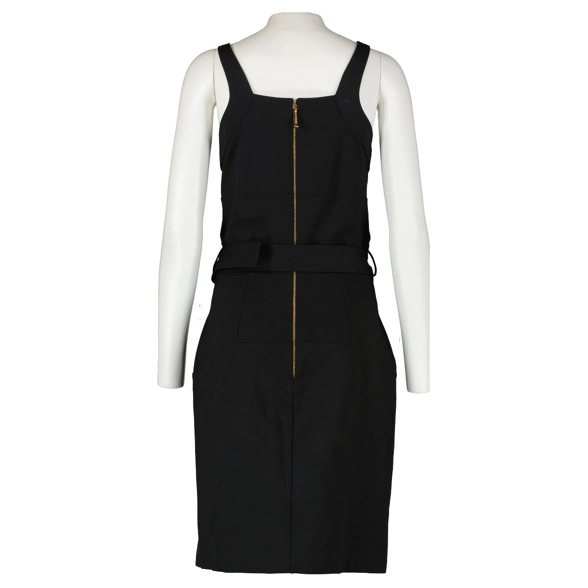 Gucci Black Bamboo Belted Dress
