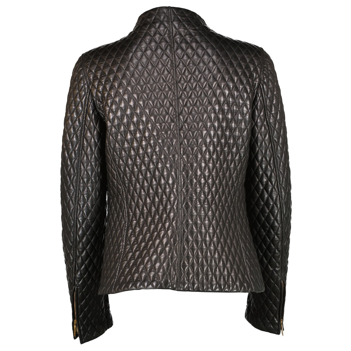 Gucci By Tom Ford Quilted Leather Jacket - Size IT42