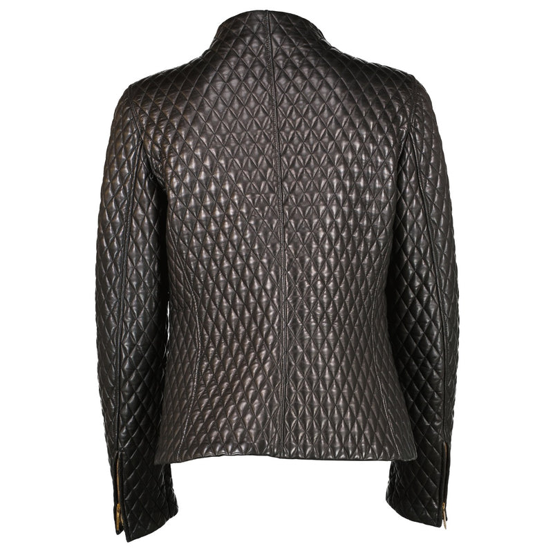 Gucci By Tom Ford Quilted Leather Jacket - Size IT42