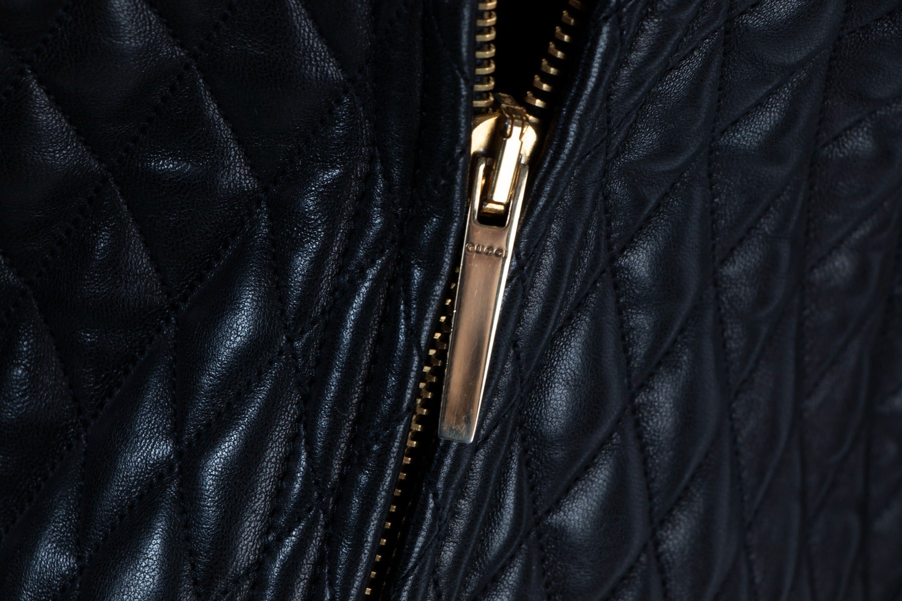 Gucci By Tom Ford Quilted Leather Jacket - Size IT42