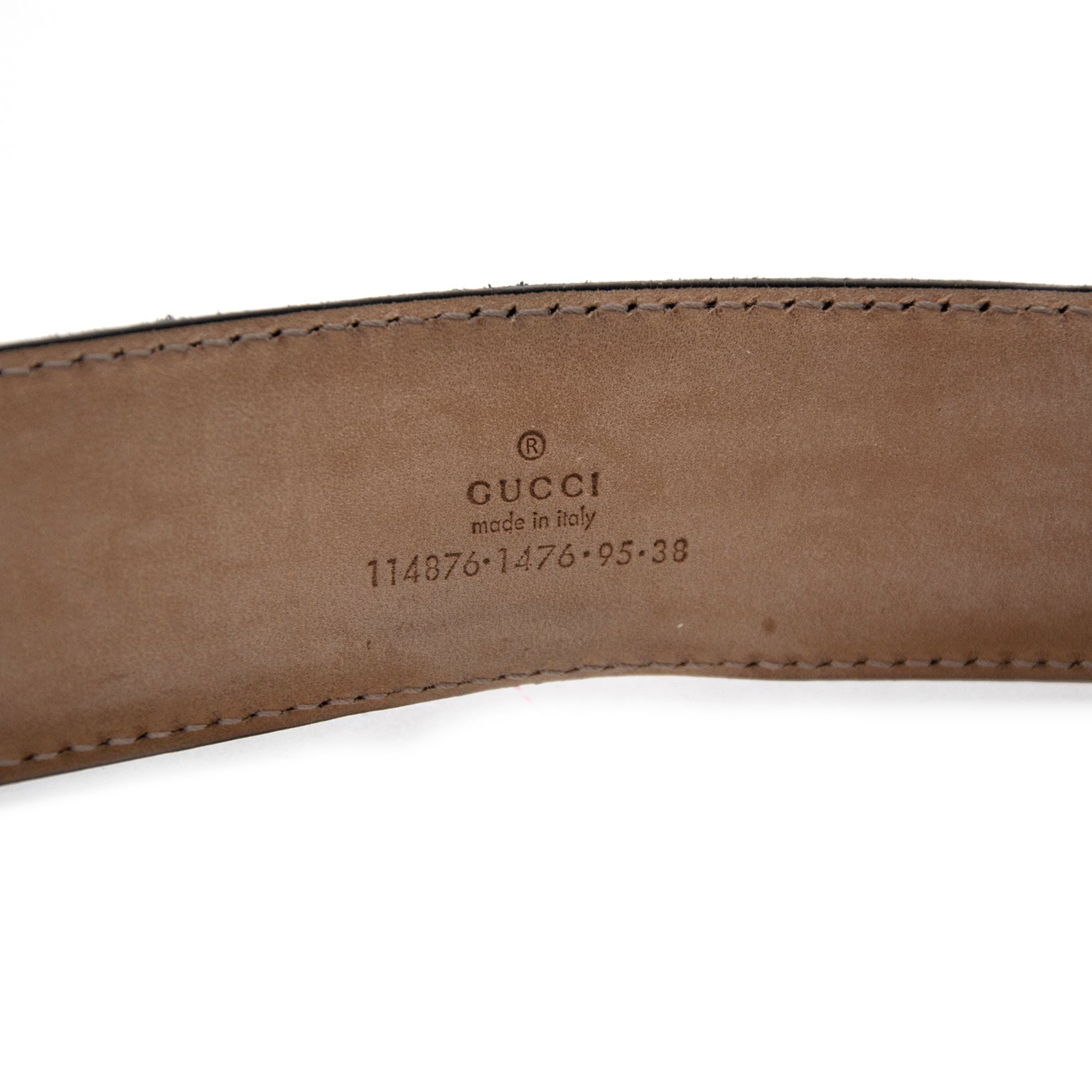 shop your designer luxury Gucci Black Monogram GG Belt at the best