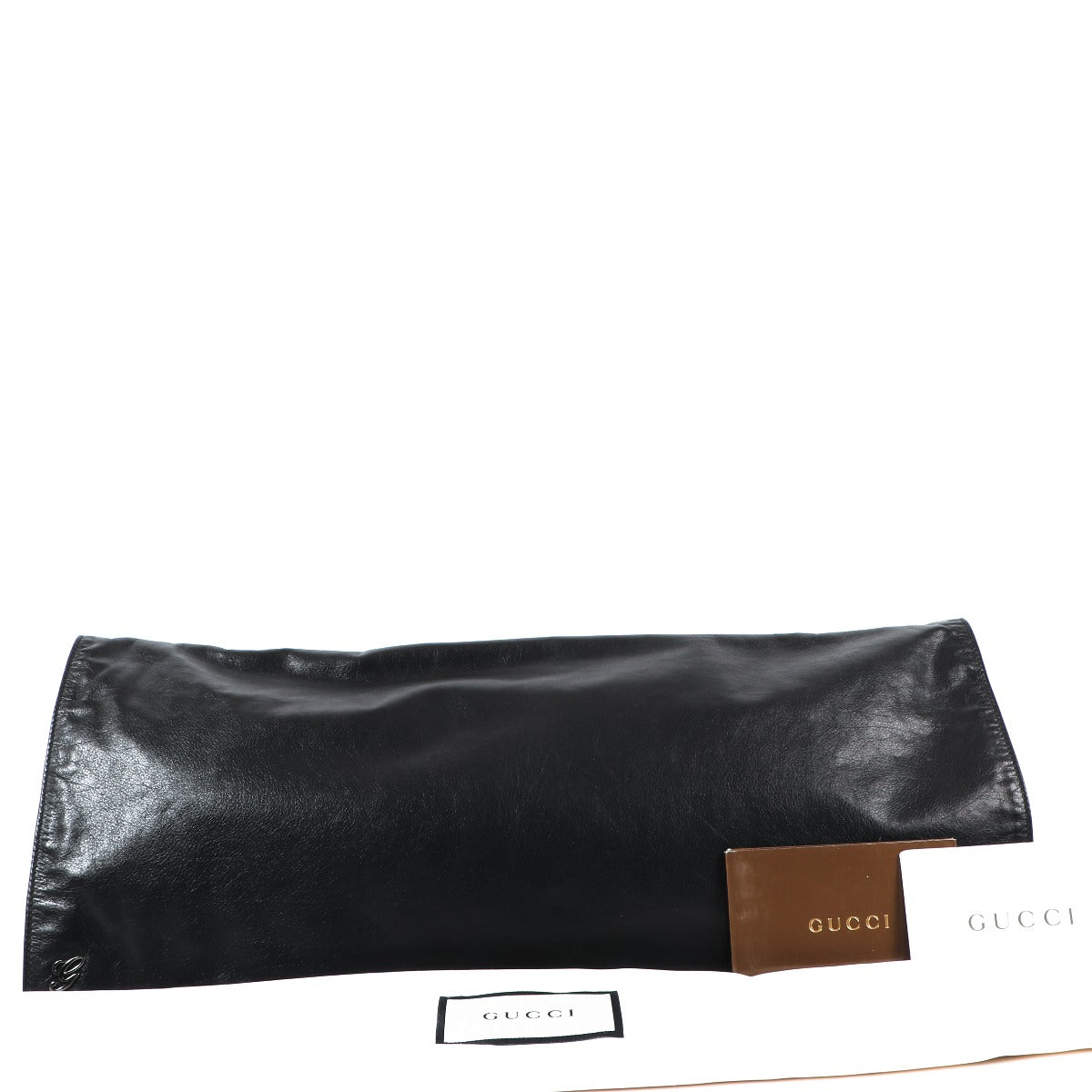 Buy an authentic second hand Gucci Black Leather Clutch in very good condition at Labellov Antwerp.