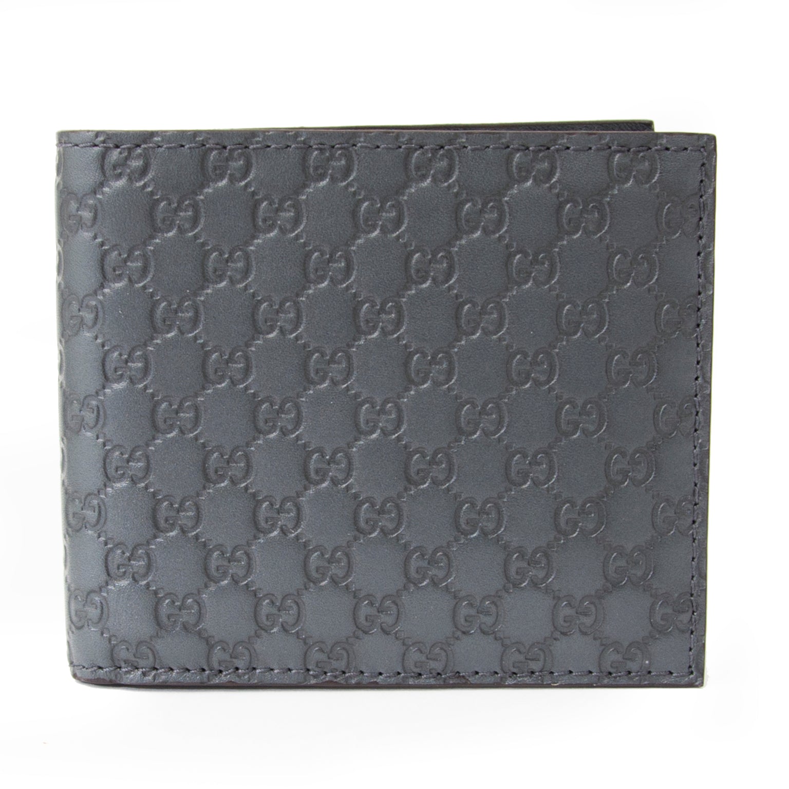 Buy your brand new Gucci Blue Grey Bi-Fold Guccissima Wallet for the best price and with worldwide shipping on Labellov Antwerp