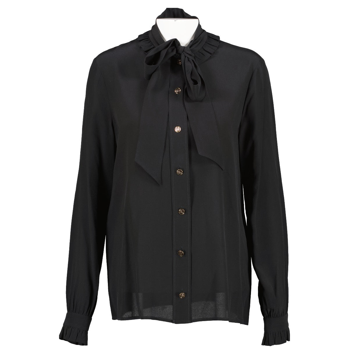 Shop 100% authentic Gucci Black Silk Shirt at Labellov.com.