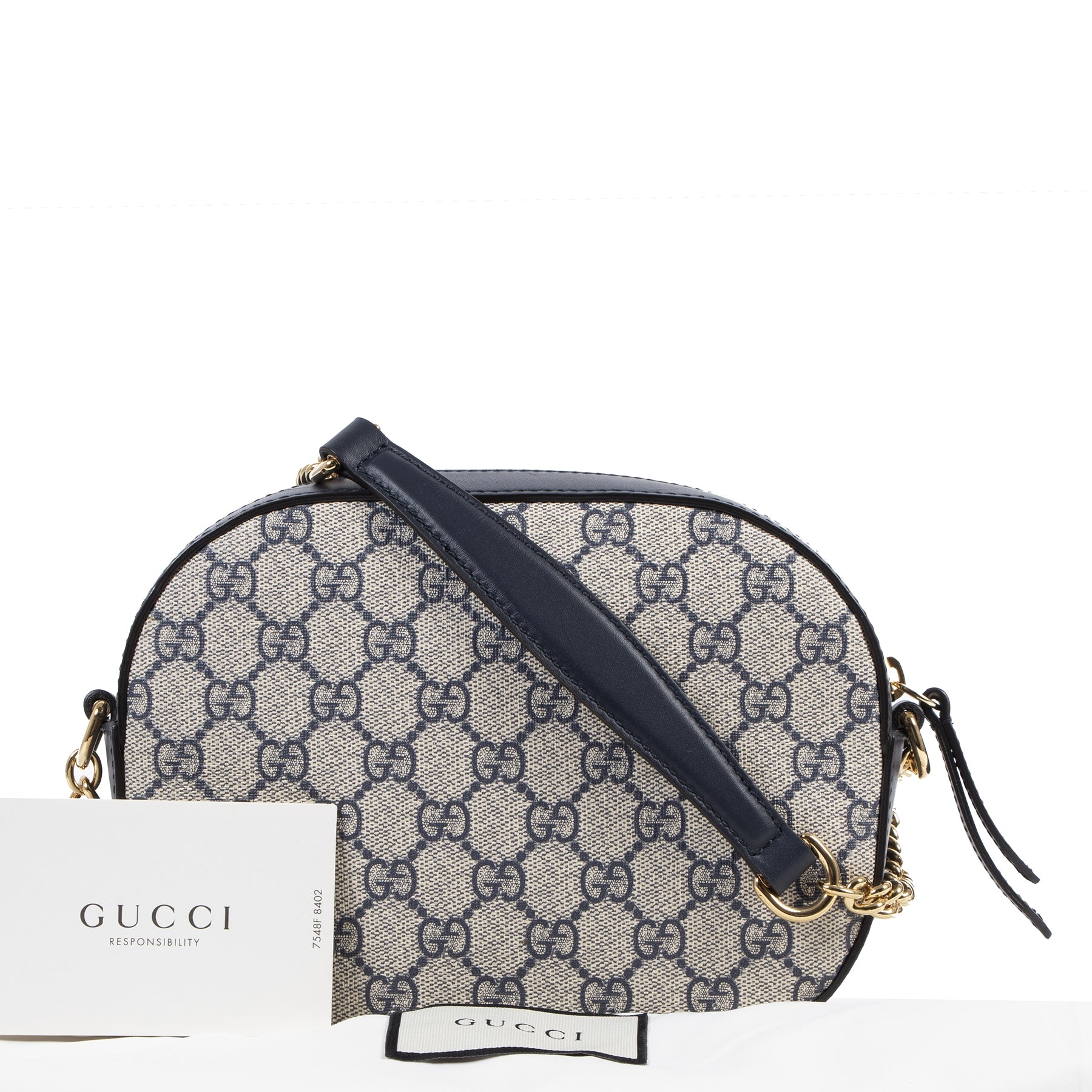 Gucci Monogram GG Supreme Mini Chain Bag