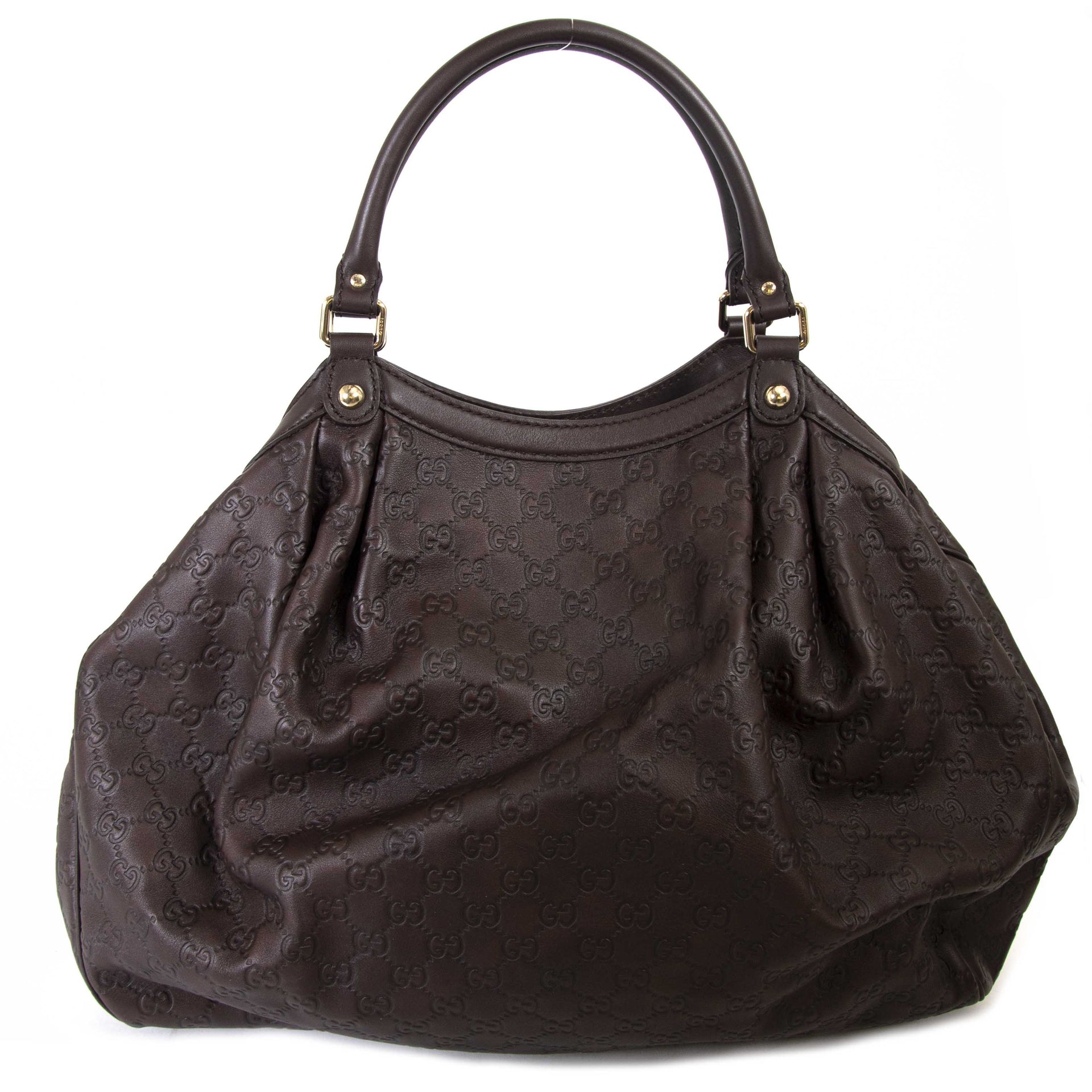 Gucci Sukey Monogram Leather tas nu te koop bij labellov vintage webshop aan de laagste prijs