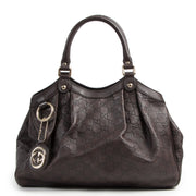 Gucci Brown Guccissima Leather Sukey Tote Bag for the best price at Labellov