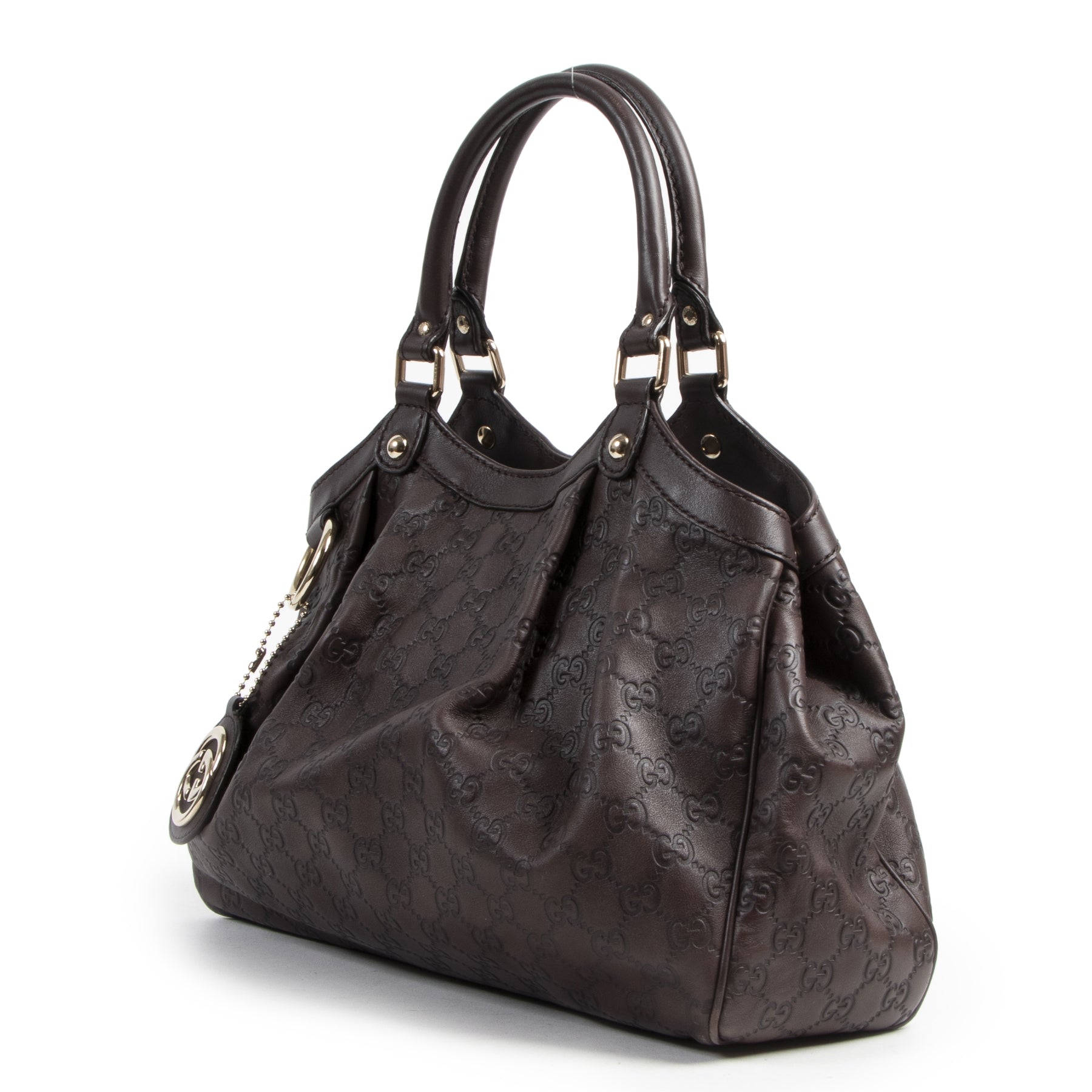 Gucci Brown Guccissima Leather Sukey Tote Bag buy and sell your bag for the best price