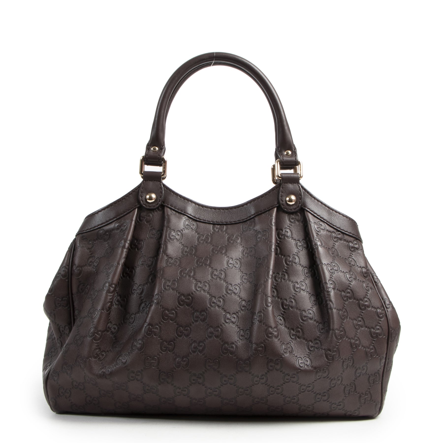 Gucci Brown Guccissima Leather Sukey Tote Bag kopen en verkopen aan de beste prijs