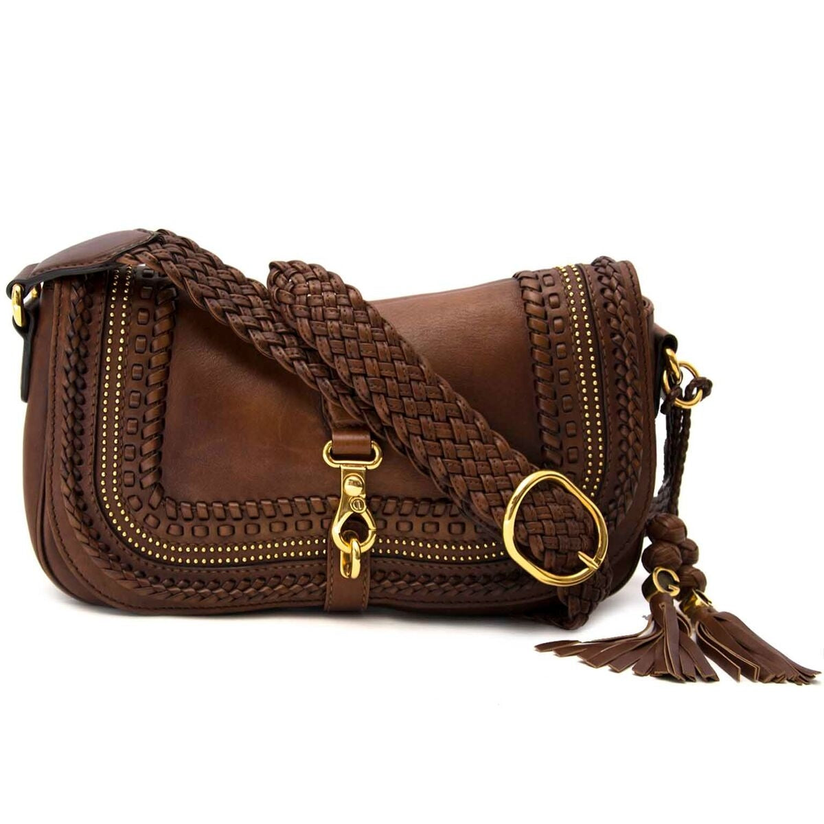 Buy an authentic secondhand Gucci saddle bag at the right price at LabelLOV vintage webshop. Safe and secure online shopping.