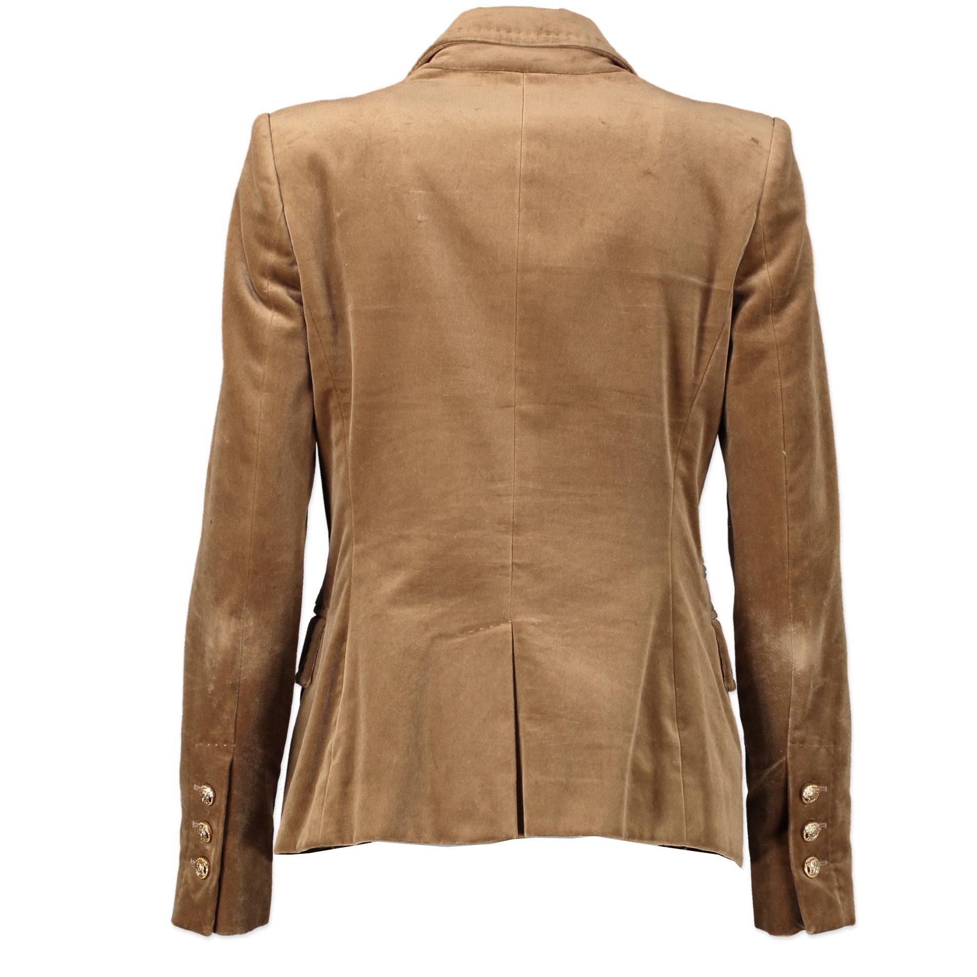 Versace Light Brown Velvet Blazer - size 38