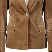 Versace Light Brown Velvet Blazer - size 38