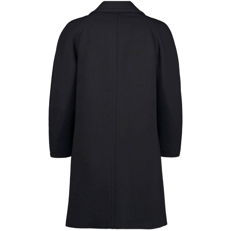 Gucci White Pearl Button Black Coat - Size IT40