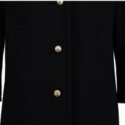 Gucci White Pearl Button Black Coat - Size IT40