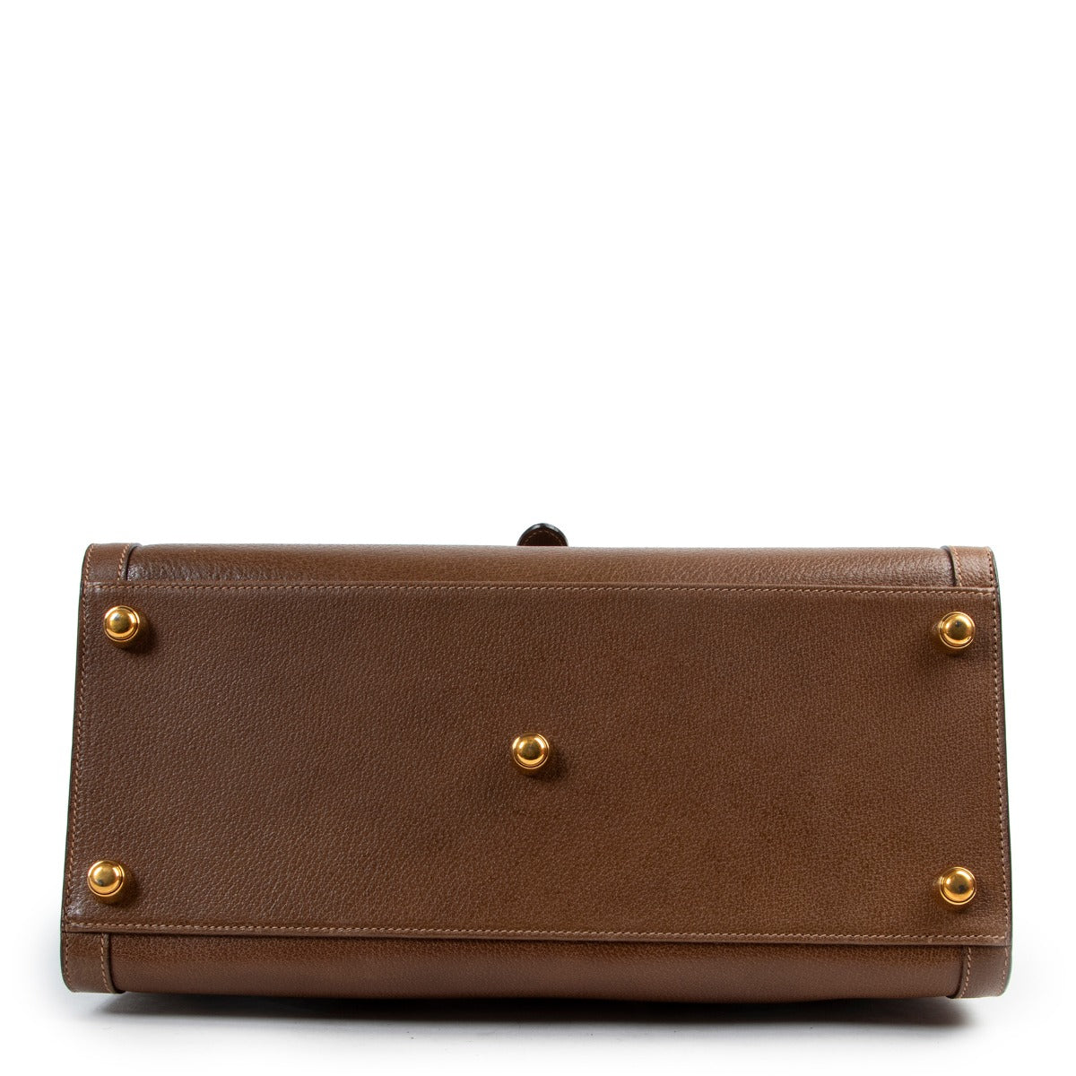 Buy second hand Gucci Brown Leather Top Handle.
