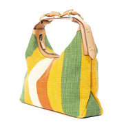 Gucci Multicolor Striped Horsebit Bag now for sale at labellov vintage fashion webshop belgium