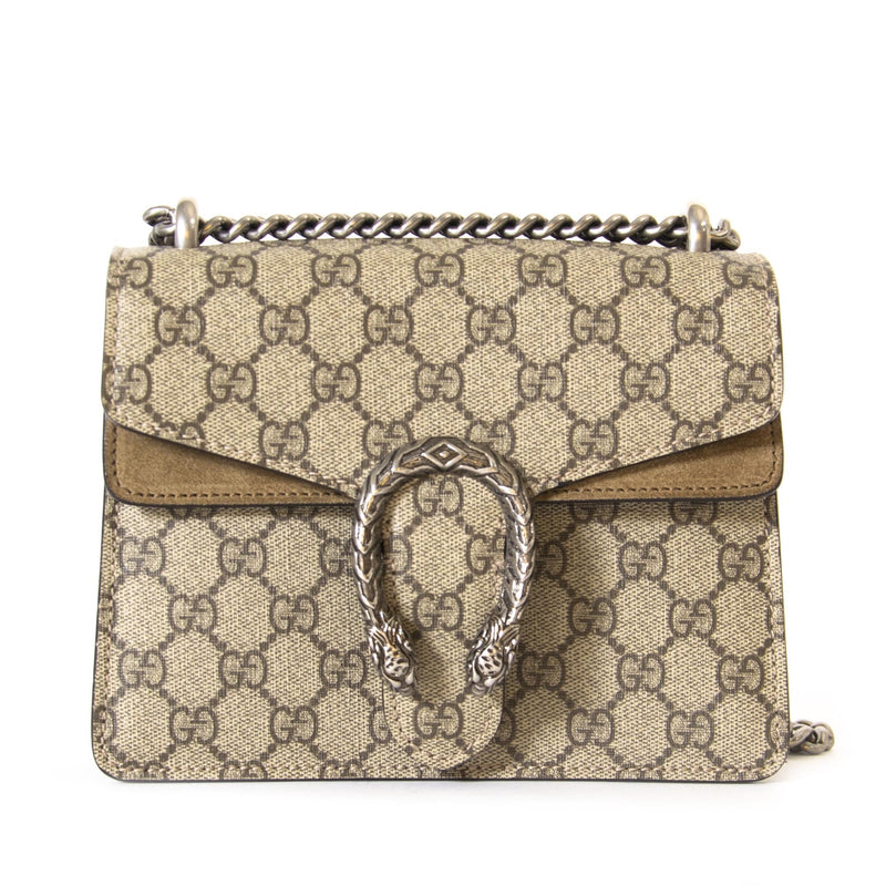 Gucci Dionysus GG Supreme Mini Bag now for sale at labellov vintage fashion webshop belgium