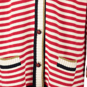 acheter en ligne seconde main Gucci Striped Wool Cardigan - Size XXL