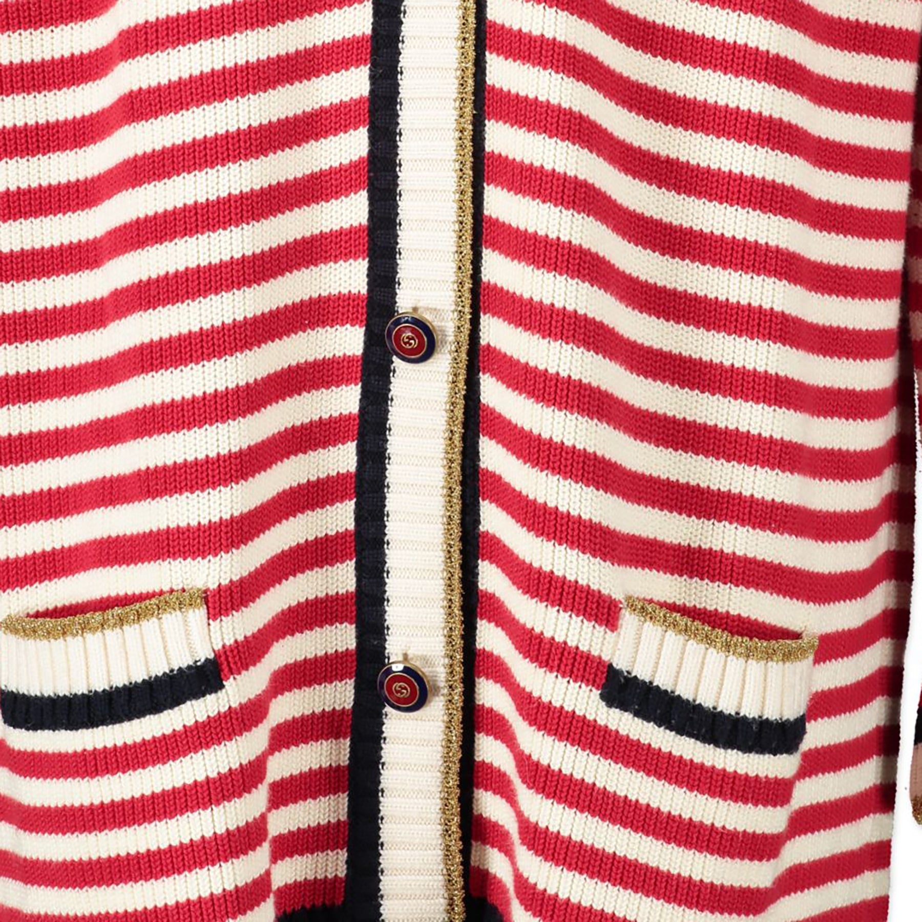 acheter en ligne seconde main Gucci Striped Wool Cardigan - Size XXL