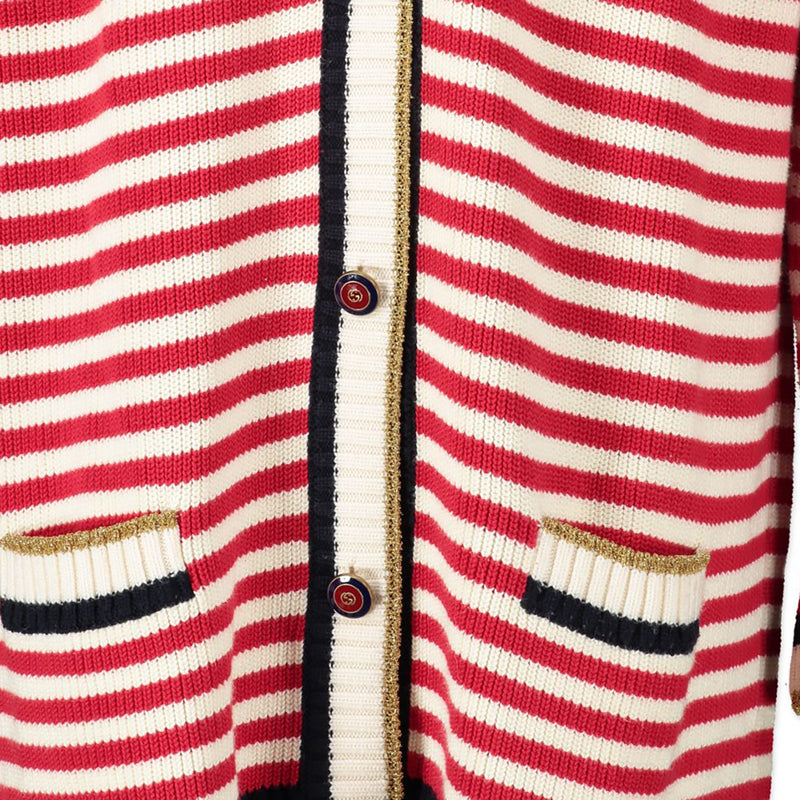 acheter en ligne seconde main Gucci Striped Wool Cardigan - Size XXL