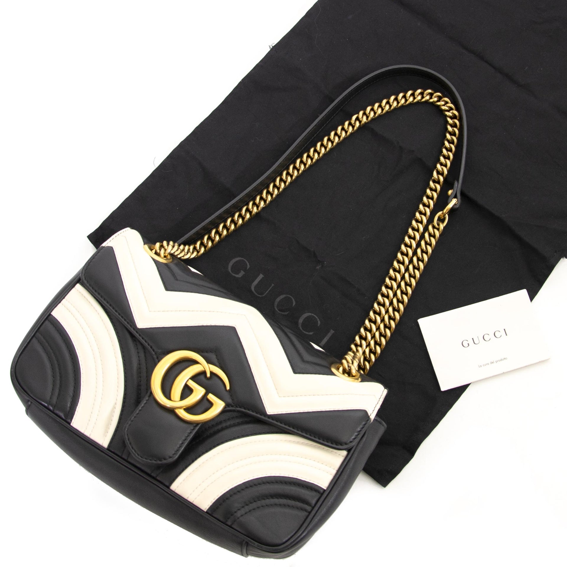 Gucci GG Marmont Chevron Shoulder Bag