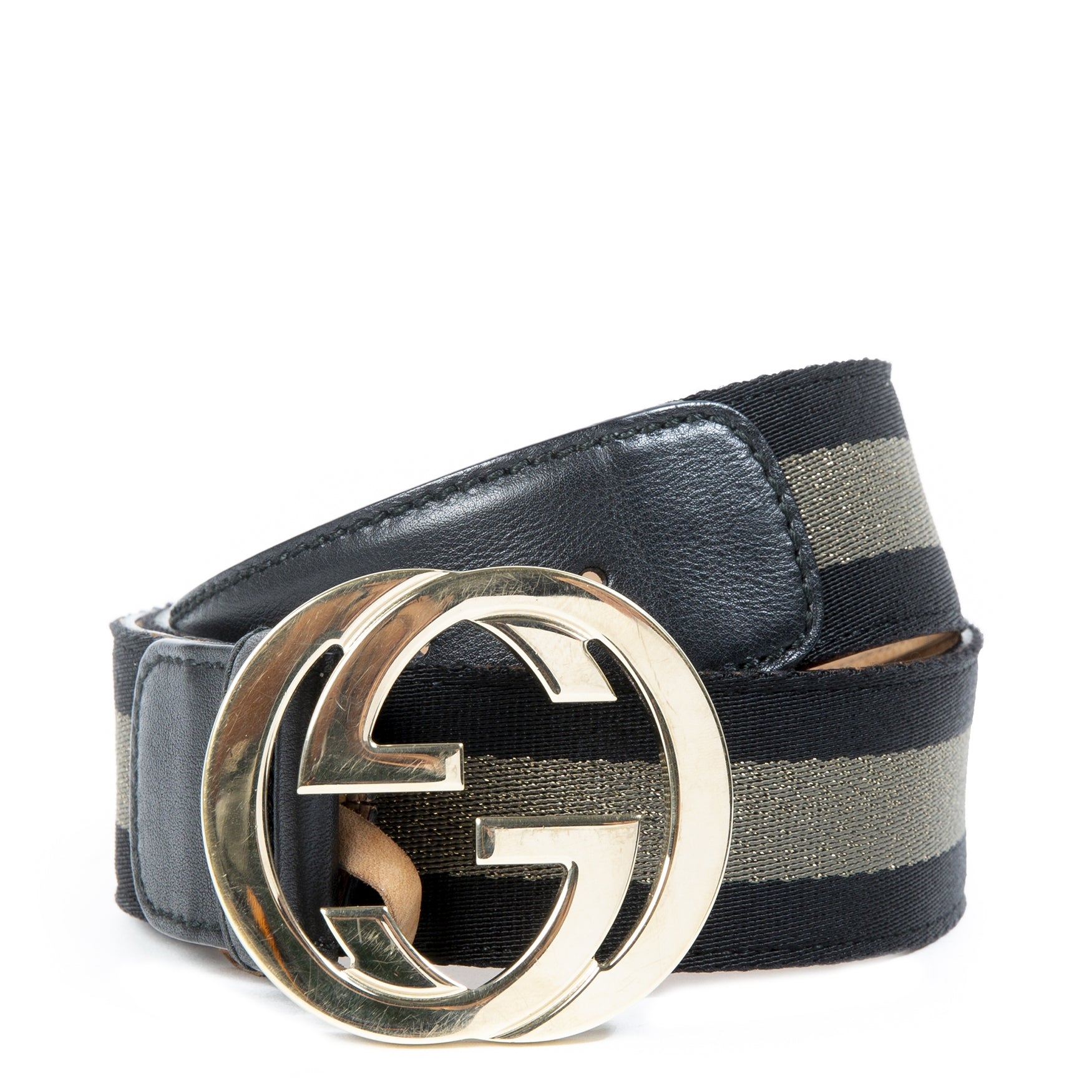 Gucci Webriem met G-gesp - Maat 80