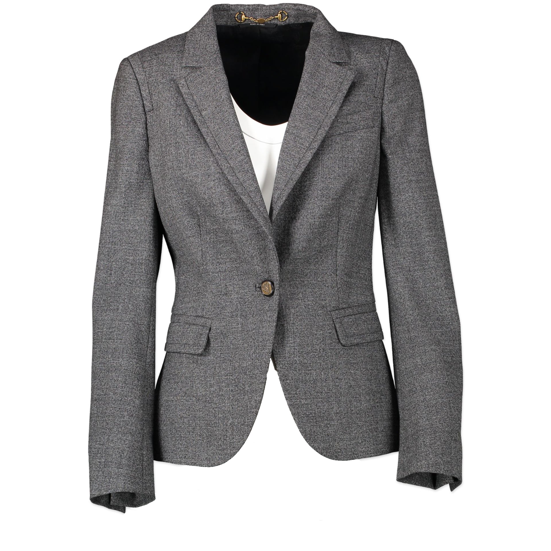 Gucci Wool Grey Blazer - Size IT38